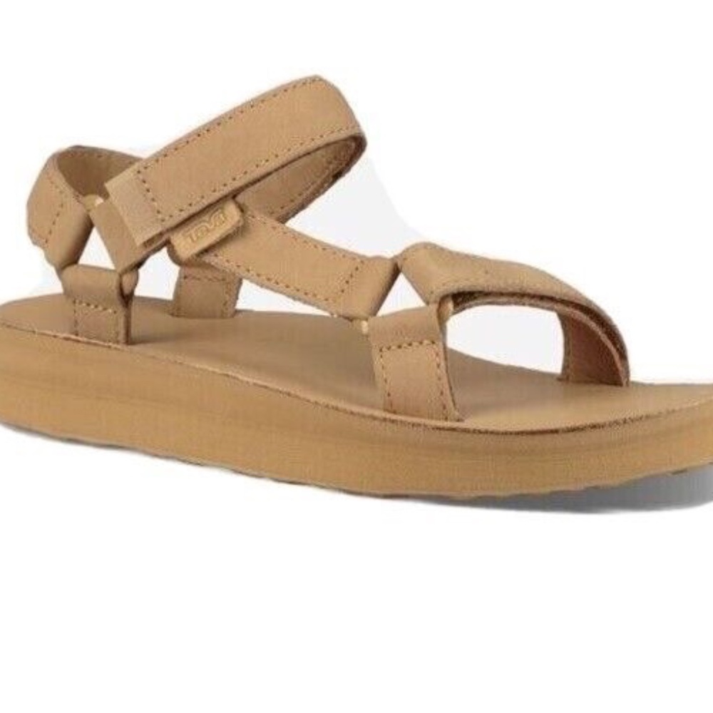 Teva Women's Tan Strappy Sport Sandals - Picture 2 of 10